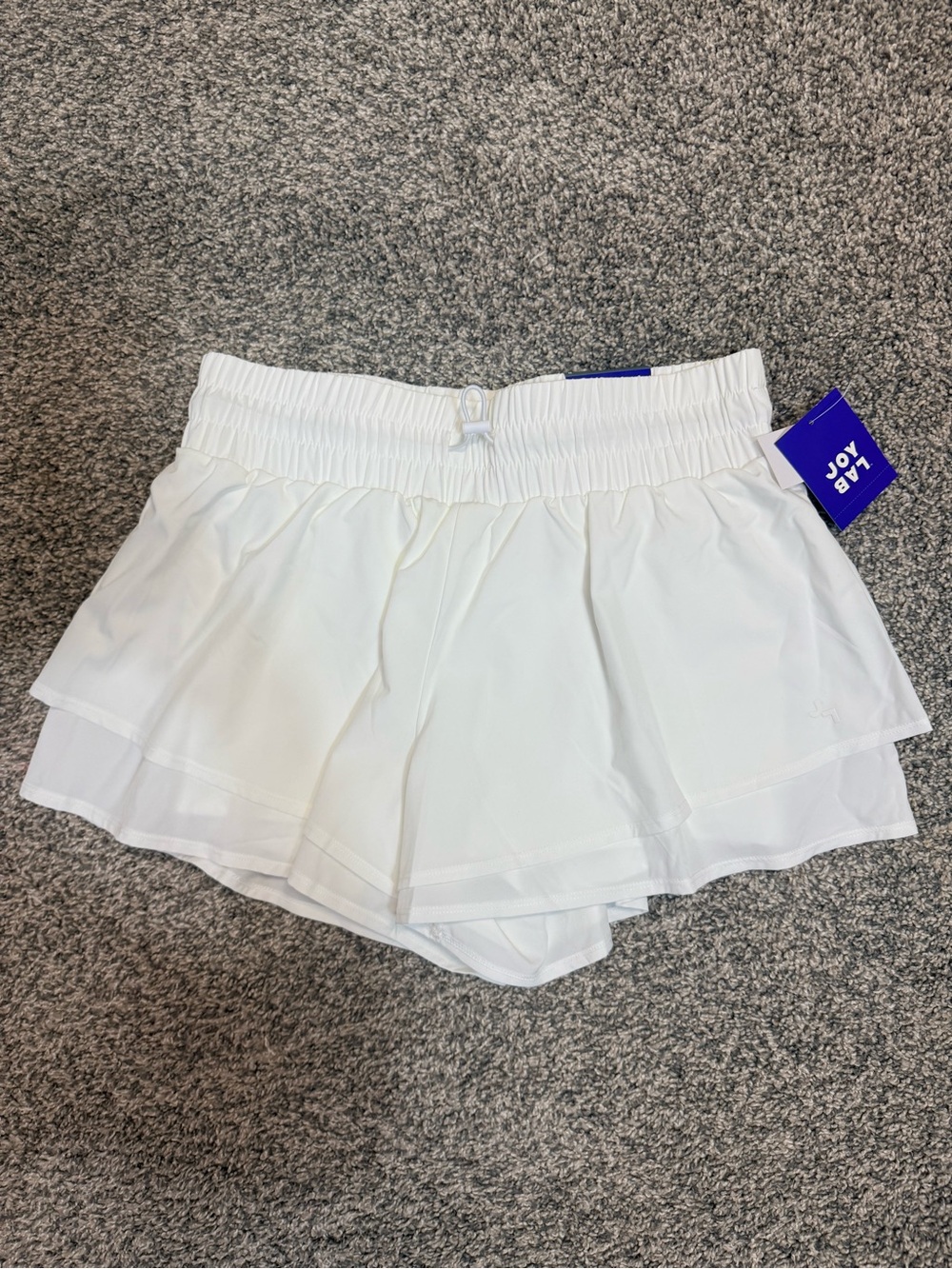 JOYLAB White Layered Athletic Shorts